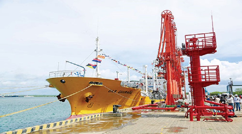 A discussion regarding the LAUGFS Gas terminal in Hambantota