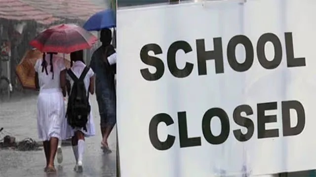 All schools will be closed tomorrow.